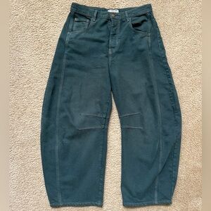 Free People We The Free Good Luck Mid-Rise
Barrel Jeans - Size 28 Regular